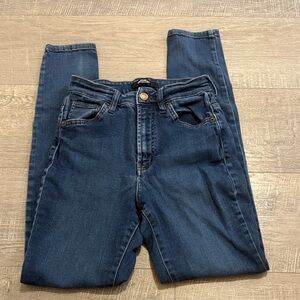 American Bazi Dark Blue High Rise Jeans